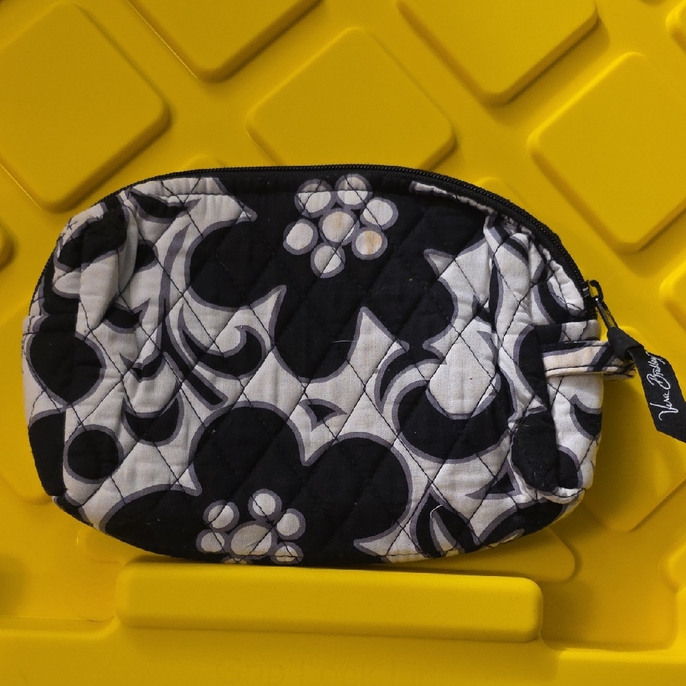 Vera Bradley Black and White Quilted Pouch